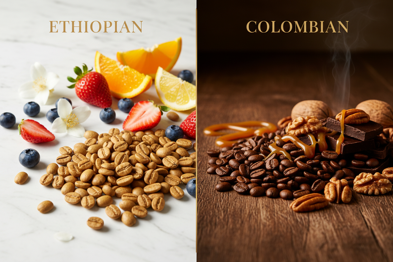 Ethiopian vs Colombian Coffee: Which Single Origin Is Right for You?