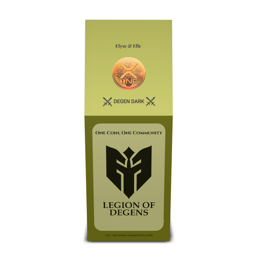 Degen Dark - Medium Roast Coffee | Four-Country Blend | Brazilian, Colombian, Guatemalan, Ethiopian