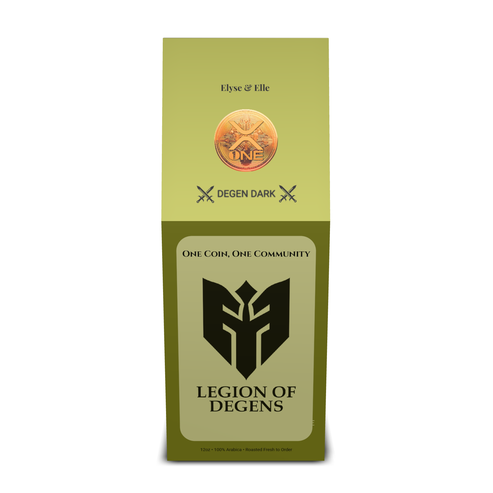 Degen Dark - Medium Roast Coffee | Four-Country Blend | Brazilian, Colombian, Guatemalan, Ethiopian