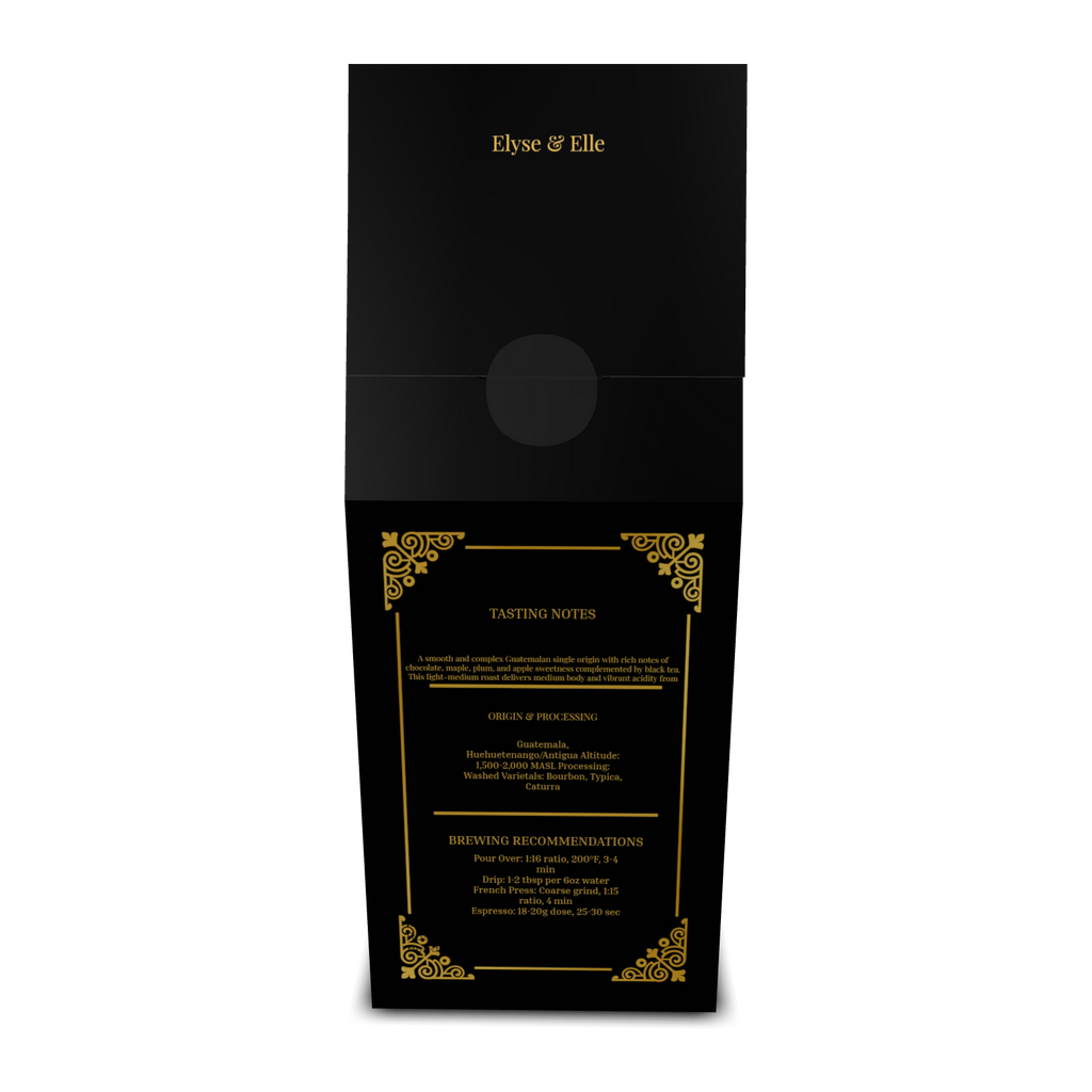 Guatemala Single Origin Coffee | Light-Medium Roast | Chocolate Maple | 12oz