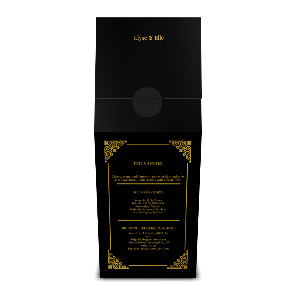 Colombia Single Origin Coffee | Light-Medium Roast | Cherry Chocolate | 12oz