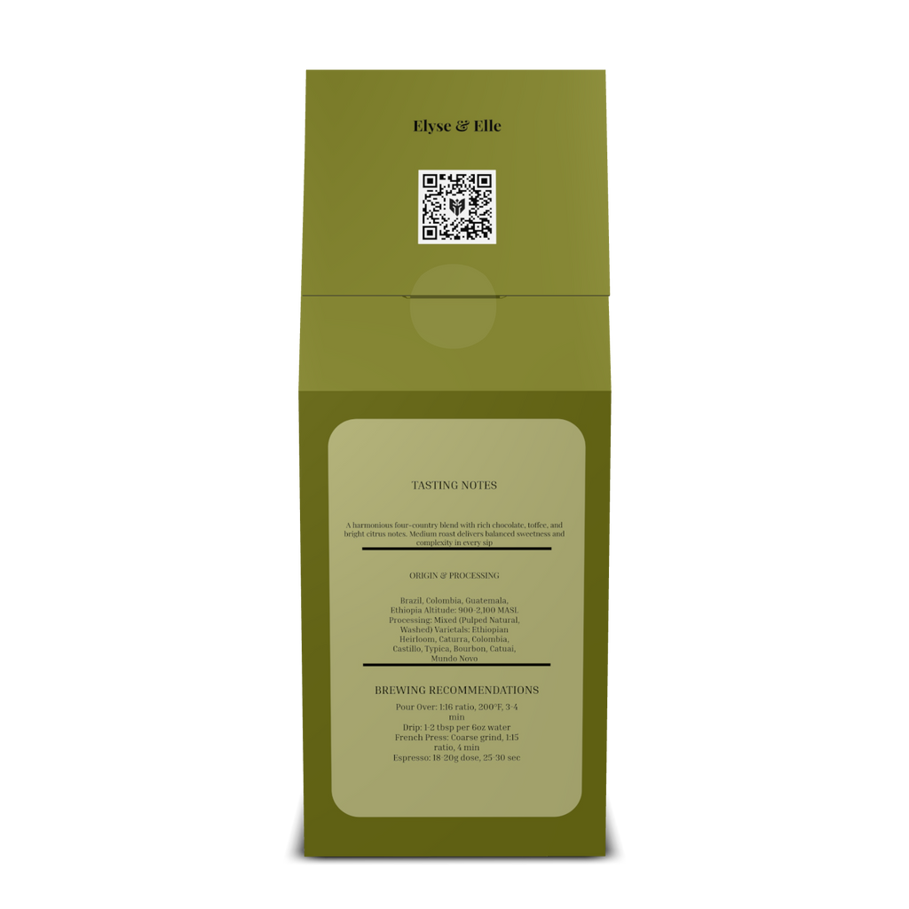 Degen Dark - Medium Roast Coffee | Four-Country Blend | Brazilian, Colombian, Guatemalan, Ethiopian