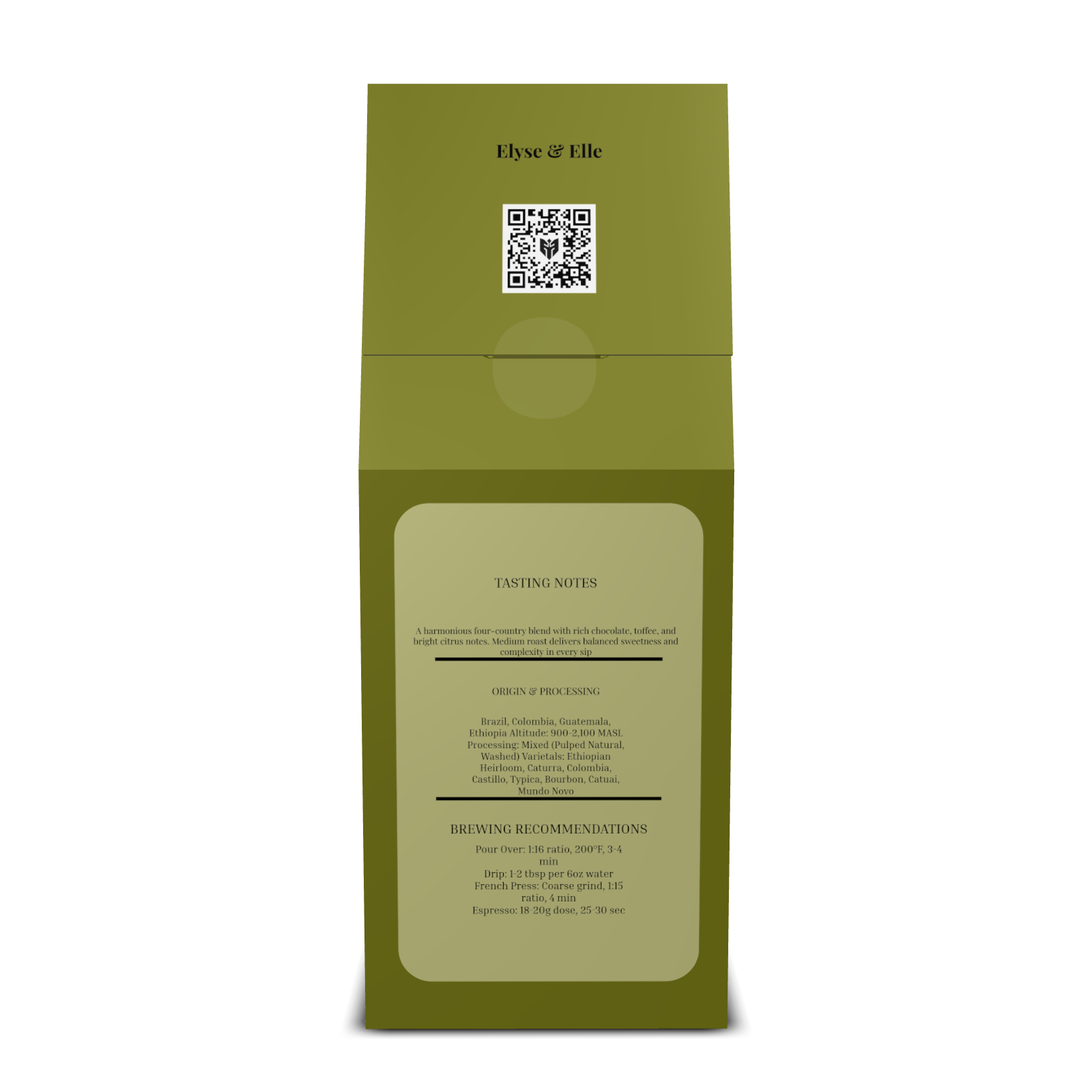 Degen Dark - Medium Roast Coffee | Four-Country Blend | Brazilian, Colombian, Guatemalan, Ethiopian