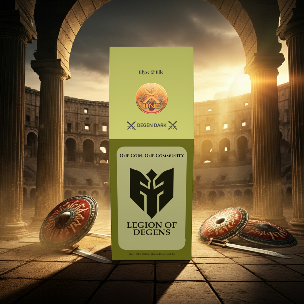 Degen Dark - Medium Roast Coffee | Four-Country Blend | Brazilian, Colombian, Guatemalan, Ethiopian